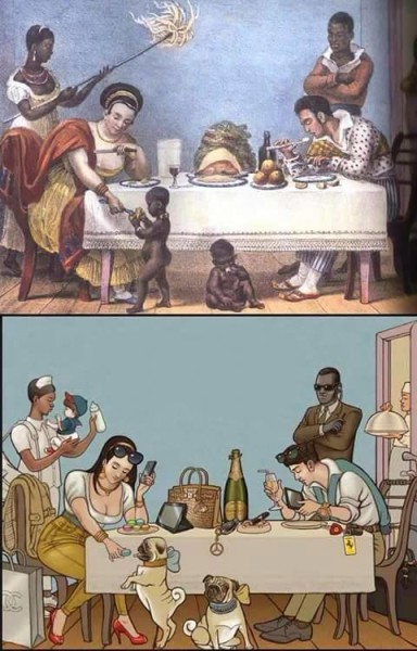 O Jantar no Brasil - J. B. Debret