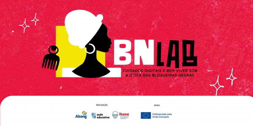 o Projeto Nanet e as Blogueiras Negras realizam as inscrições presenciais para uma formação inédita sobre Cuidados Digitais e Bem-Estar na Internet. (Banner (horizontal))