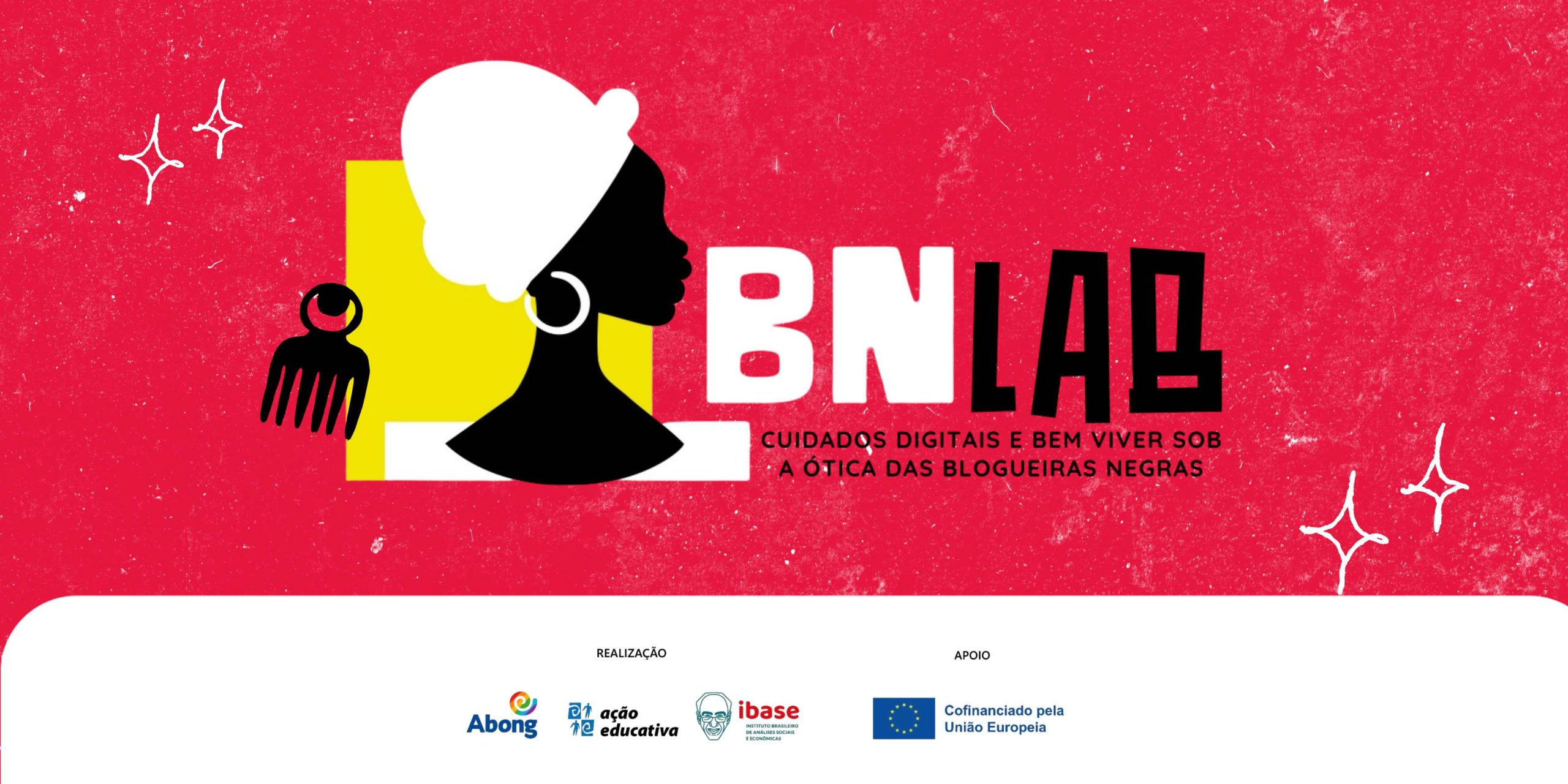 o Projeto Nanet e as Blogueiras Negras realizam as inscrições presenciais para uma formação inédita sobre Cuidados Digitais e Bem-Estar na Internet. (Banner (horizontal))